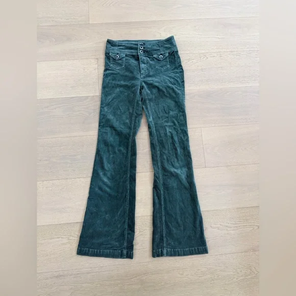 ANTHROPOLOGIE Pilcro and the Letterpress Corduroy High-Rise Trouser Bootcut(25W) - Picture 3 of 7